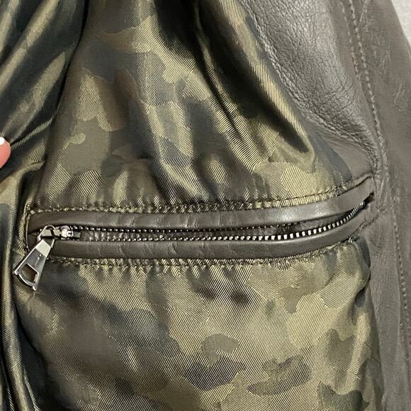 John Varvatos Men's Leather Jacket Sheep Skin Size 56 /US 46 / US Large - Picture 11 of 11